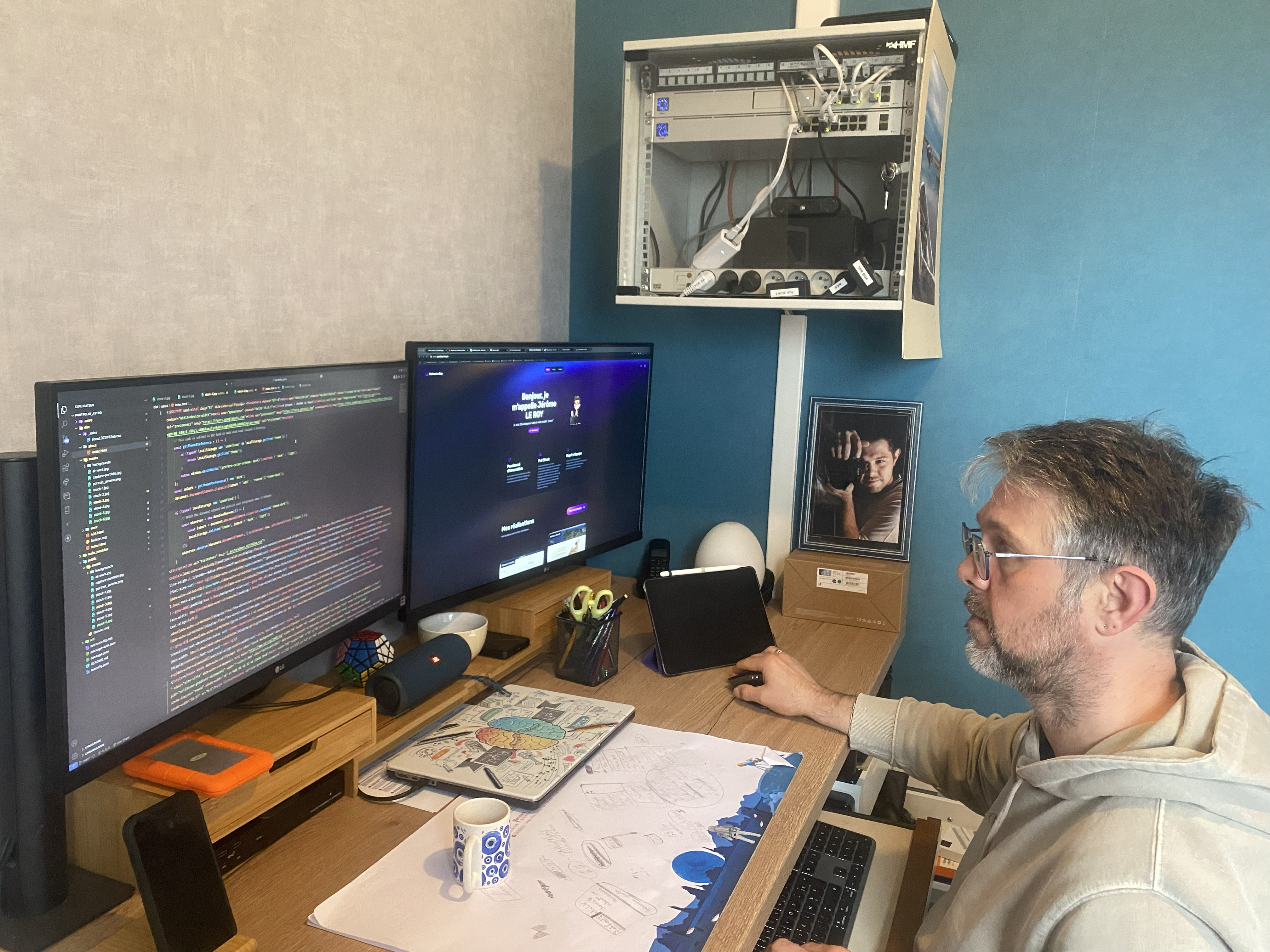 Jérôme Le Roy au boulot